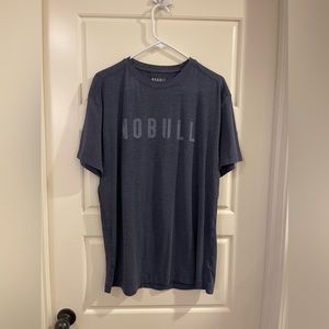 No Bull Deluxe Cotton Short Sleeve Shirt, Blue, Men’s, L